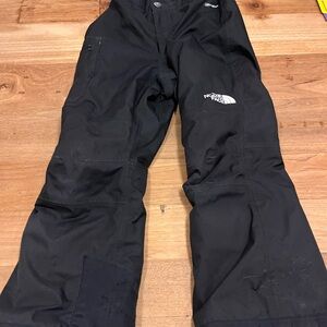 Kids North Face Black Snow Pants
